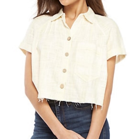 Free People Tops - Free People Away At Sea Striped Top